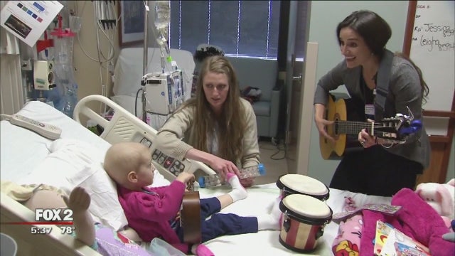 Music therapy proven to help children battle illness