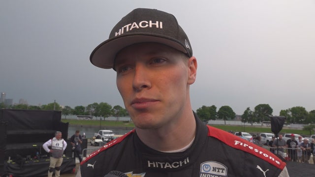 WATCH: Josef Newgarden wins 1st of 2 Detroit Grand Prix races