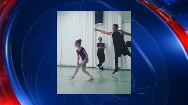 VIDEO: Daddy, daughter ballet class celebrates Valentine's Day