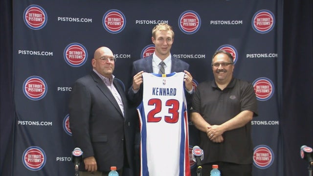 WATCH: Pistons introduce Luke Kennard