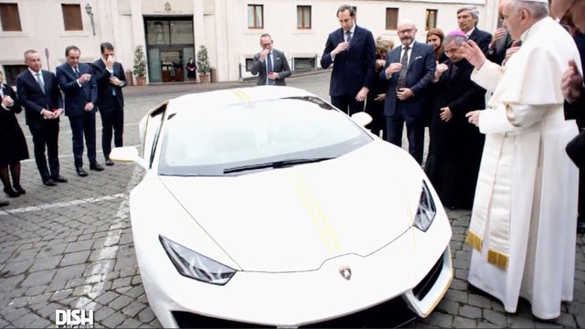 Now you can own the Pope's Lamborghini