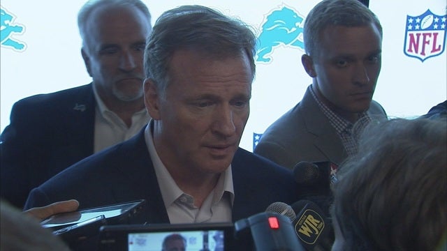 Goodell talks possible NFL Draft to Detroit and more