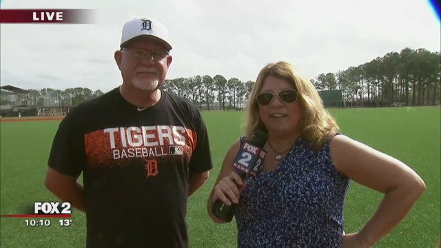 WATCH: Tigers' Manager Ron Gardenhire with Jennifer Hammond live on The Nine