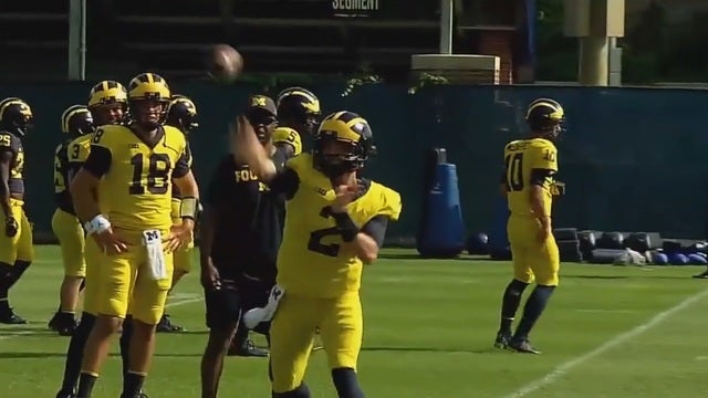 Harbaugh: Patterson will start at QB for Michigan vs Irish
