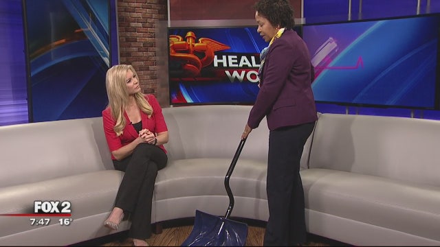 Snow shoveling safety tips
