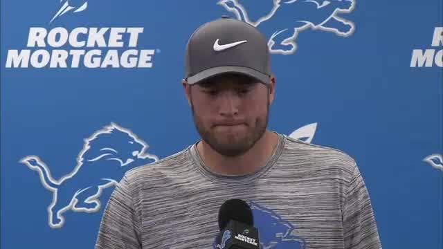 Stafford talks as Lions report to camp