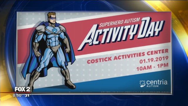 Superhero autism activity day Jan. 19 in Farmington Hills