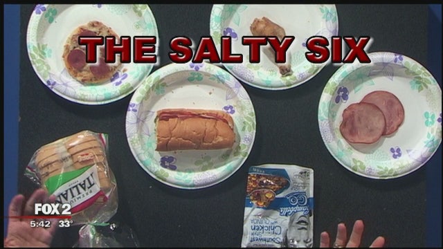 The Salty Six: 6 common foods high in sodium