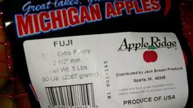 Jack Brown Produce recalling apples for Listeria concern
