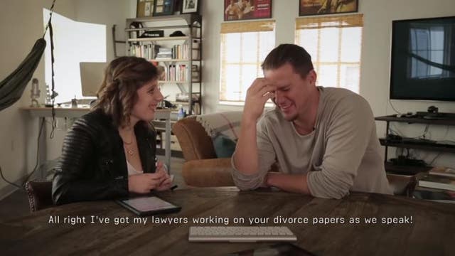 Nonverbal woman with Autism interviews Channing Tatum