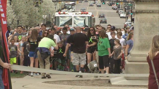 Brothers complete 111-mile walk for cerebral palsy awareness