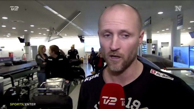 Where did she go? Lady seems to vanish on TV during live interview