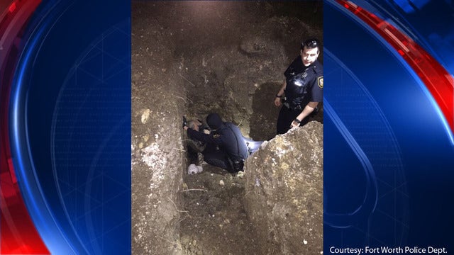 Man falls in pit on way to buy lottery tickets
