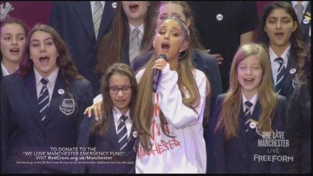 Manchester benefit concert raises millions for victims' emergengy fund