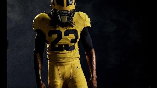 Michigan to start season in all maize Nike uniforms