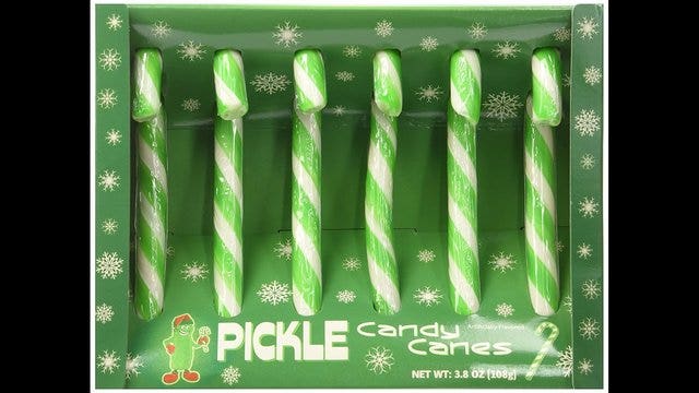 Pickle Candy Canes are a thing - and we won't lie, we want to try them