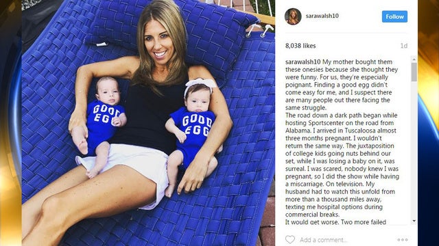 Ex-ESPNer shares story of her miscarriage during live broadcast