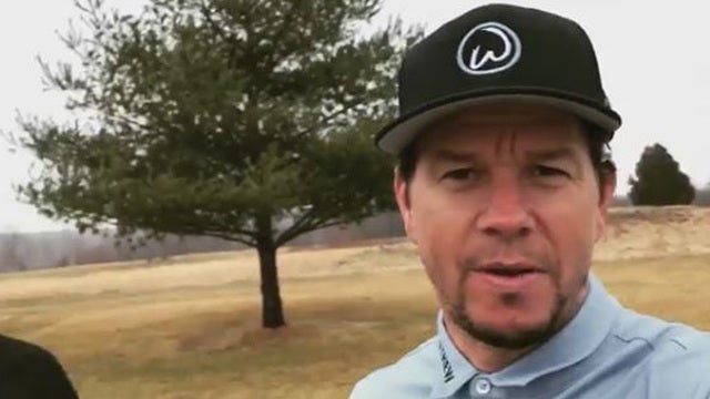 Golfing in Michigan in February: Mark Wahlberg's doing it, too