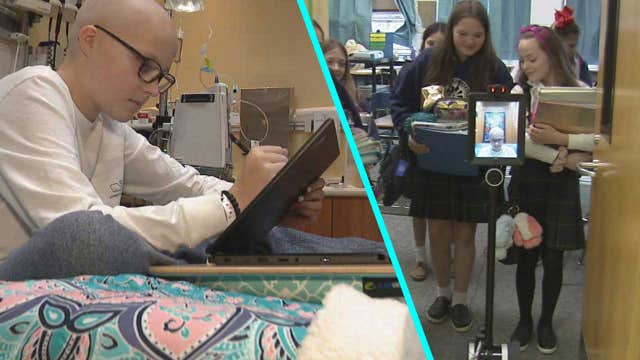 Royal Oak 6th grader uses robot to attend school while undergoing chemo