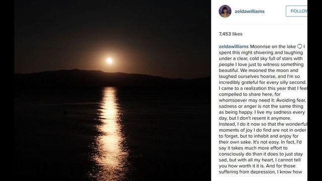 Robin Williams' daughter Zelda writes heartfelt message on depression, happiness