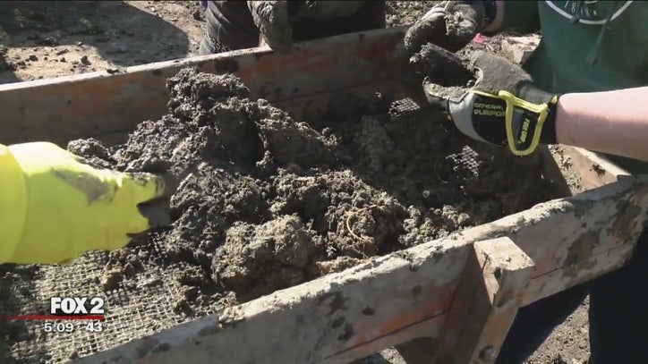 Archaeologists Excavate Site Of Demolished Civil War Era Log Cabin In Detroit Archeology rack cards now available for download. archaeologists excavate site of demolished civil war era log cabin in detroit