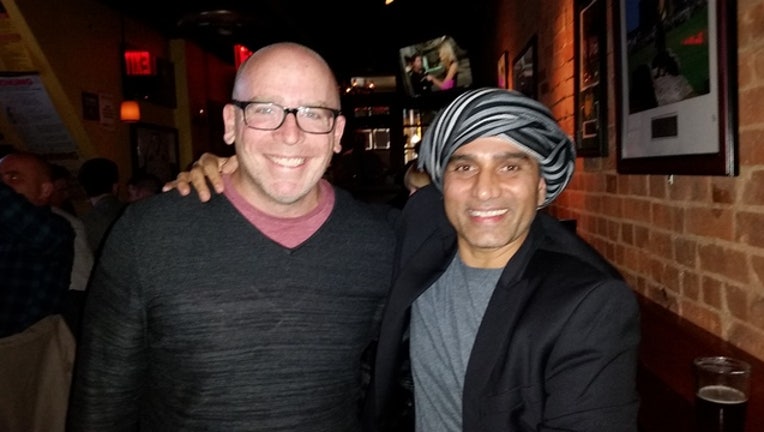 America is great, just ask a man wearing a Padgi dancing to Irish music.