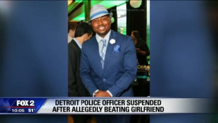 Detroit Police officer suspended after allegedly beating girlfriend