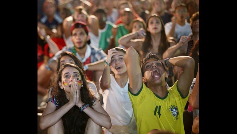 Excited FIFA fans GETTY