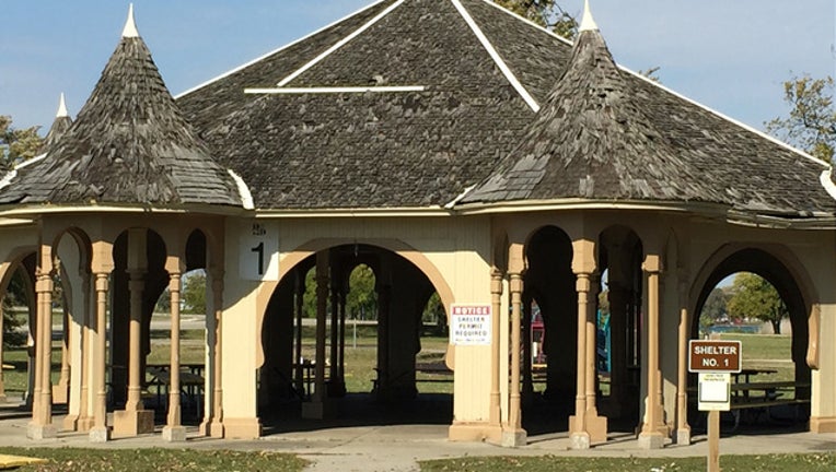 Newsboy Shelter on Detroit's Belle Isle