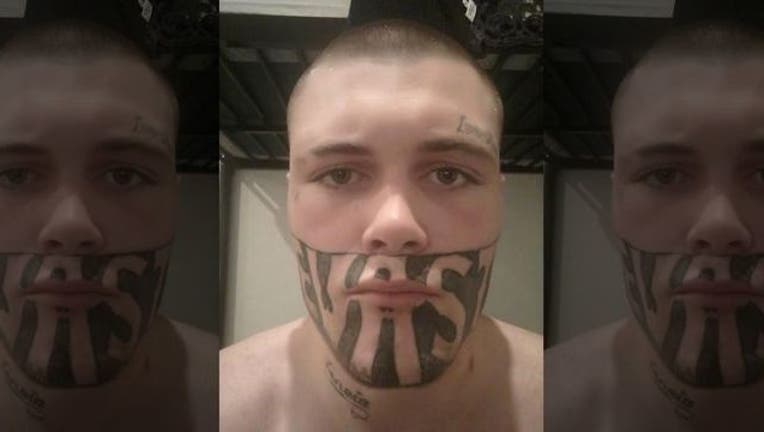 Notorious tattooed across his face. Says he's proud to be a 'mobster' but  struggles to find a job. : r/trashy