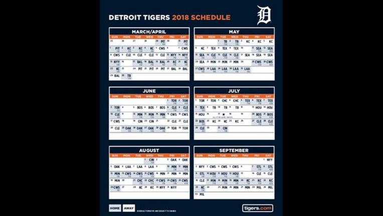 Detroit Tigers 2018 schedule features Cubs, Cardinals