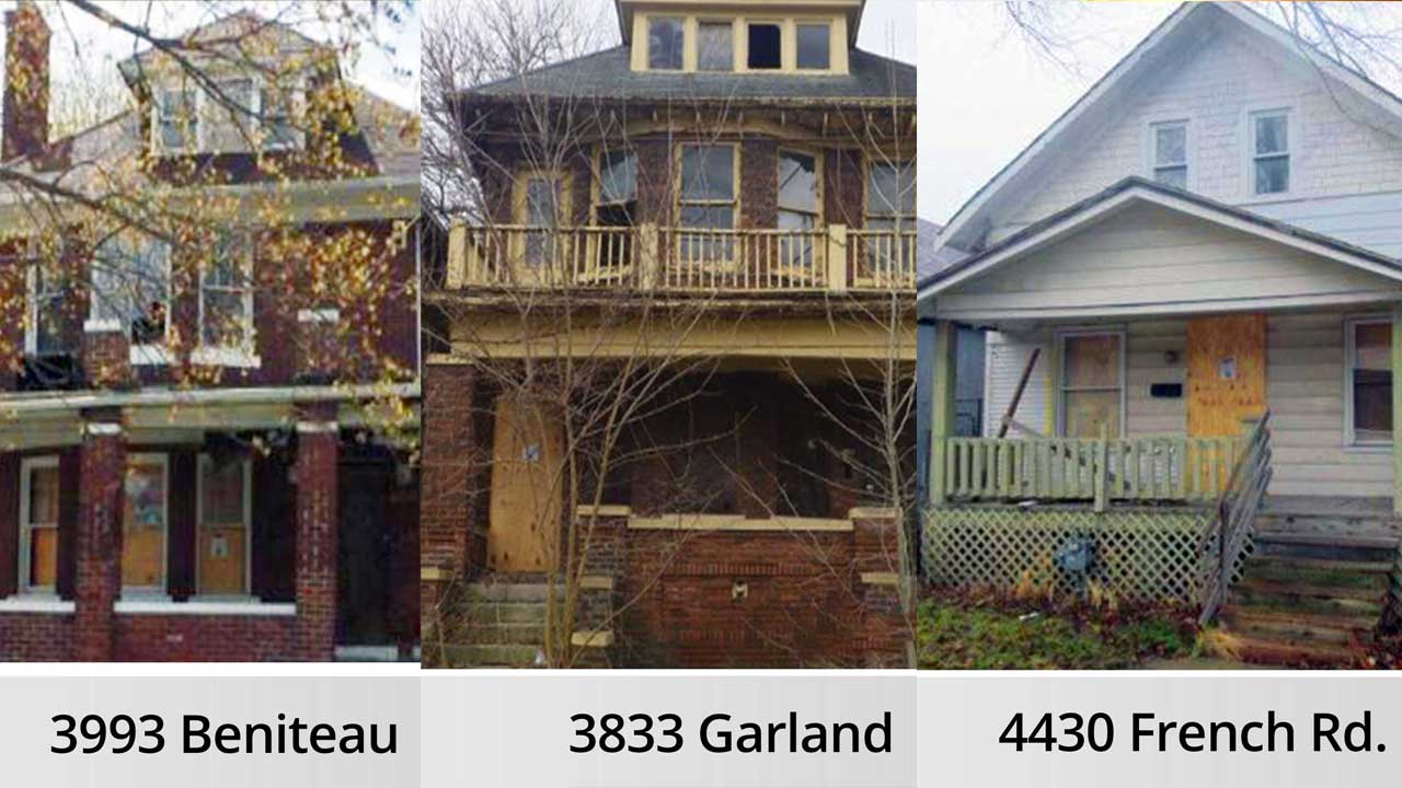 Tour 3 homes steps away from new FCA plant for sale by Detroit Land
