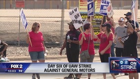 Day 6 of UAW strike against General Motors