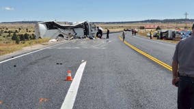 Officials: Tour bus crash near Bryce Canyon National Park in Utah kills 4