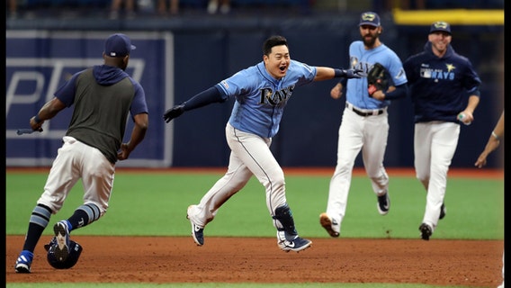 Choi's has 2-run single in 9th, Rays beat Tigers 5-4