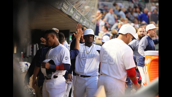 Sano and Cave homer again, Twins overcome Tigers 8-5