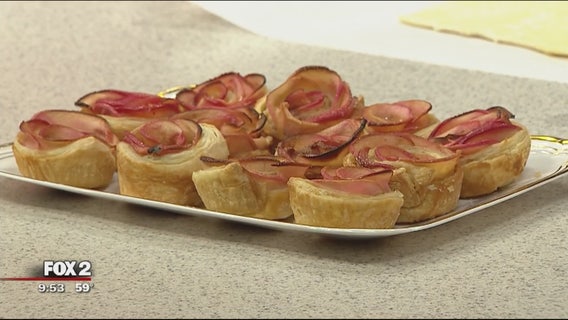 Recipe for apple roses for Rosh Hashanah