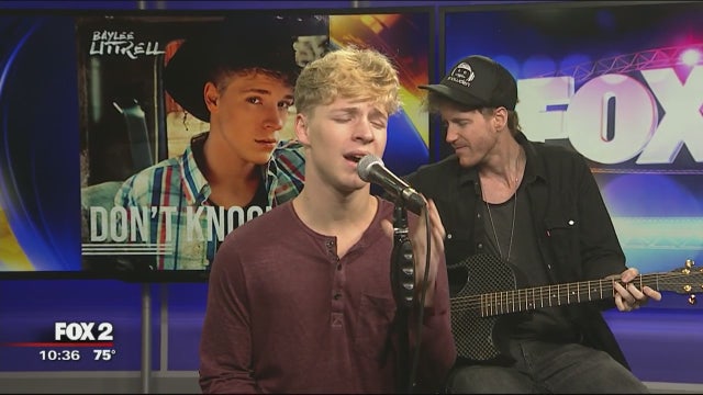 Baylee Littrell opening for Backstreet Boys in Detroit