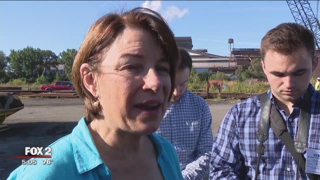 Presidential candidate Amy Klobuchar in Detroit hoping to build on Midwest momentum