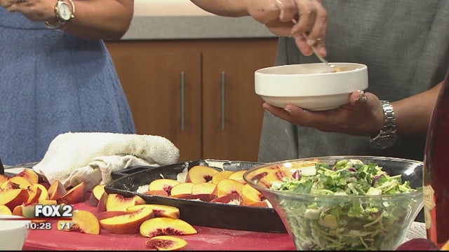 Chef Bobby's Fresh Michigan Peach Cake