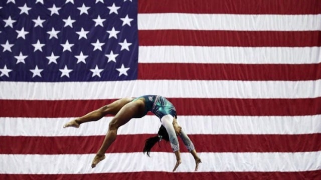 Simone Biles makes history with balance beam dismount at US women's gymnastics championship