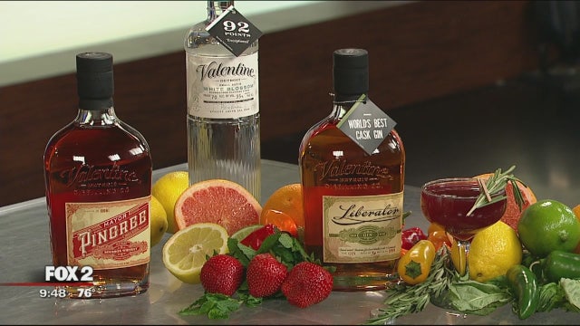 Garden infused vodka cocktails