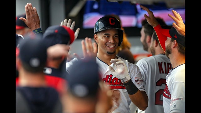 Four Cleveland pitchers limit Detroit to one hit in 8-0 win