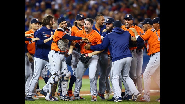 Verlander pitches 3rd career no-hitter, Astros beat Jays 2-0