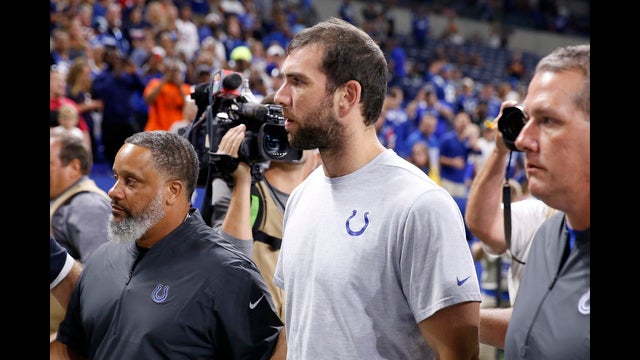 Indianapolis Colts quarterback Andrew Luck announces retirement following Colts loss to Bears
