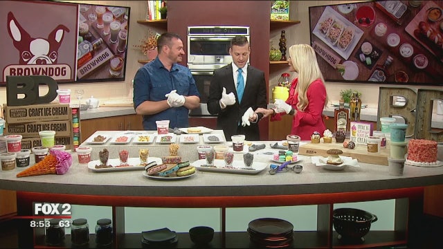 Gourmet ice cream with Browndog Barlor and Restaurant