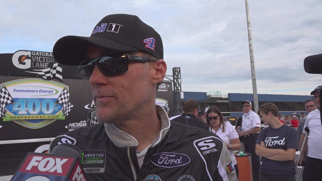 WATCH: Harvick wins NASCAR Cup race at Michigan for 47th career win