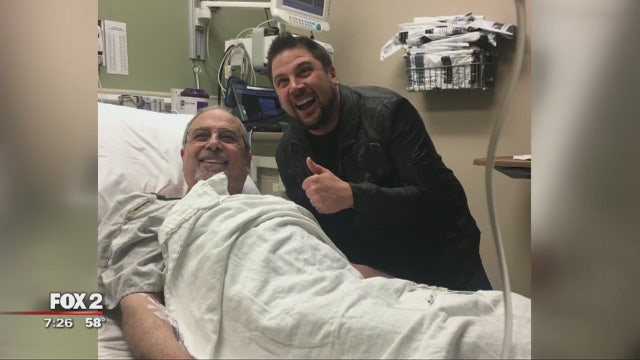 Jay Towers' dad proves to be real-life Superman after surviving life-threatening sepsis attack
