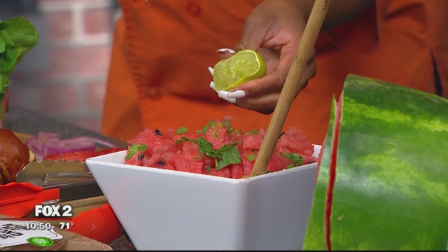 Watermelon refresher dish for your Labor Day picnic
