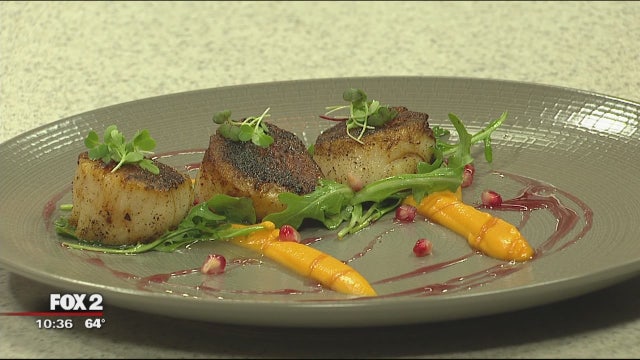 Recipe for Wolfgang Puck's blackened scallops